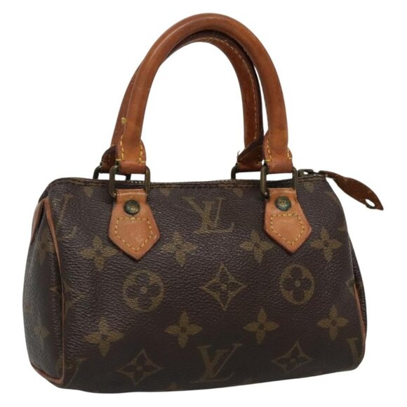LOUIS VUITTON Monogram Mini Speedy Hand Bag M41534 LV Auth 131581 - Picture 1 of 16